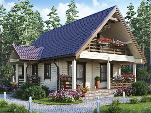 Дом из клееного бруса VZ-427